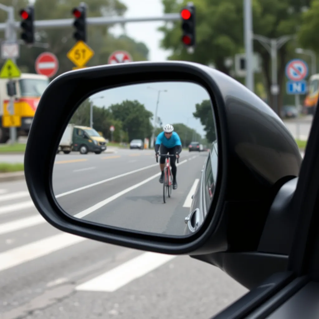 Wyprzedzanie rowerzysty na skrzyżowaniu – jak to bezpiecznie zrobić?