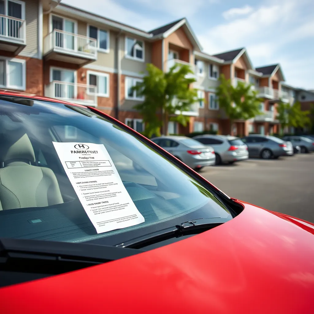 Mandat za parkowanie na terenie wspólnoty mieszkaniowej – czy jest zgodny z prawem?